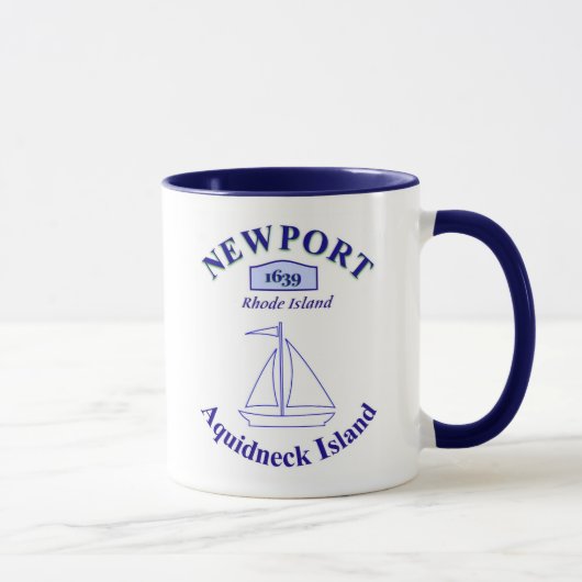 Mug Newport, île d'Aquidneck - (Droite)