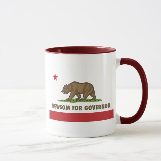 Mug Newsom pour le gouverneur (Droite)