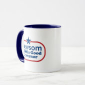 Mug Newsom, un bon gouverneur de hella (Devant gauche)