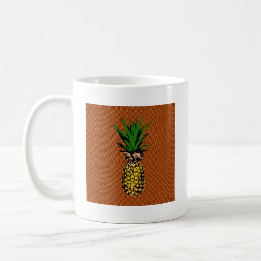 Mug Newsprint ananas (Gauche)