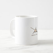 Mug Newsprint de Nazca Hummingbird (Devant gauche)