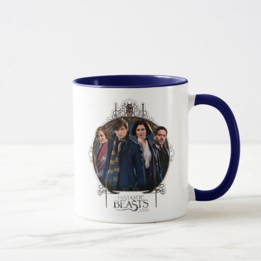 Mug NEWT SCAMANDER™ et entreprise Art Nouveau Frame (Droite)