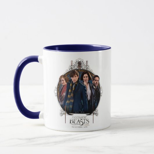 Mug NEWT SCAMANDER™ et entreprise Art Nouveau Frame (Gauche)