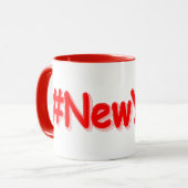 Mug "#NewYork" Joli design. Commandez dès maintenant (Devant gauche)