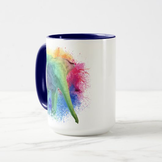 Mug Nez éléphant de Mandala (Devant gauche)