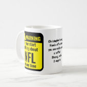 Mug NFL Personnalisé Drôle (Devant gauche)