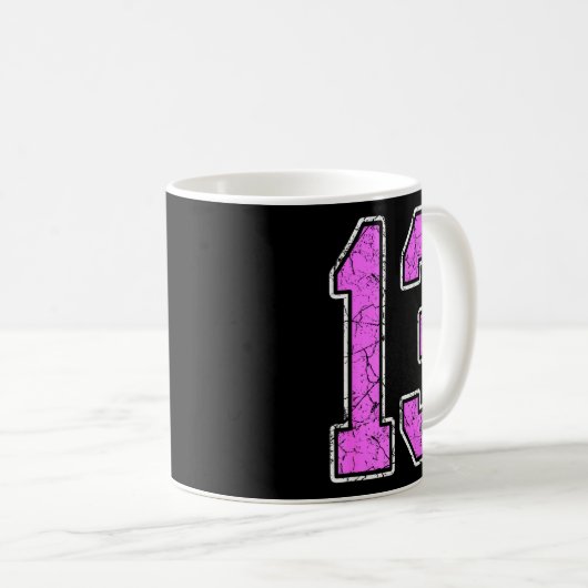 Mug Nge Nk And Nk Number 13 Jersey Player Uniform #13 (Devant droit)