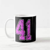 Mug Nge Nk And Nk Number 41 Jersey Player Uniform #41 (Gauche)