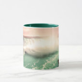 Mug Niagara Falls, Canada coucher de soleil stylisé (Centre)