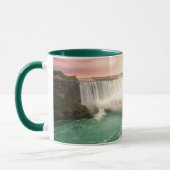 Mug Niagara Falls, Canada coucher de soleil stylisé (Gauche)