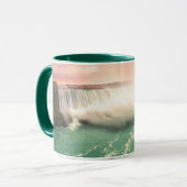 Mug Niagara Falls, Canada coucher de soleil stylisé (Devant gauche)