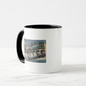 Mug Niagara Falls, New York - Grandes Lettres Scènes 2 (Devant gauche)