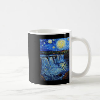 Mug Niagara Falls - Van Gogh Style - Starry Night 