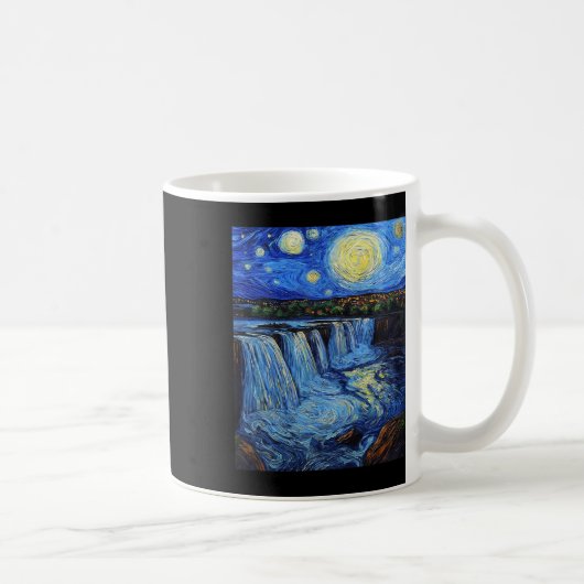 Mug Niagara Falls - Van Gogh Style - Starry Night  (Droite)