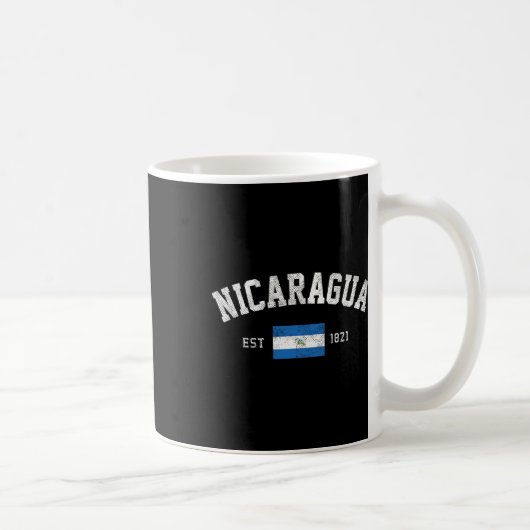 Mug Nicaragua Est. Drapeau du Nicaragua 1821, indépend (Droite)