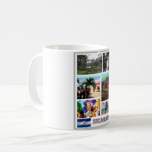 Mug Nicaragua - Mosaic - (Devant gauche)