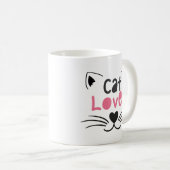 Mug Nice design for cat lovers (Devant droit)