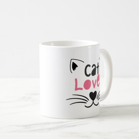 Mug Nice design for cat lovers (Devant droit)
