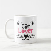 Mug Nice design for cat lovers (Gauche)
