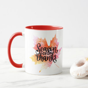 Mug Nice Feuilles Automne Saison Merci
