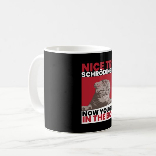 Mug Nice Goûter Schroedinger Schoedingingingers Cat (Devant gauche)