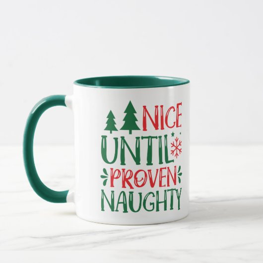 Mug Nice Jusqu'À Noël Naughty Proven (Gauche)