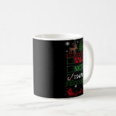 Mug Nice Naughty I Swear I Tried Funny Christmas (Devant droit)