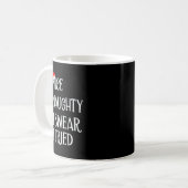 Mug Nice Naughty I Swear I Tried Funny Christmas List (Devant gauche)