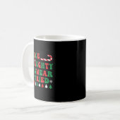 Mug Nice Naughty I Swear I Tried Funny Christmas Santa (Devant gauche)