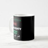 Mug Nice Naughty I Swear I Tried List Xmas Lover Chris (Devant gauche)