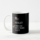 Mug Nice Naughty Innocent Jusqu'À La Culpabilité Prove (Gauche)