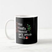 Mug Nice Naughty Innocent Jusqu'À La Culpabilité Prove (Gauche)