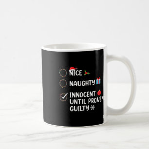 Mug Nice naughty innocent jusqu'à preuve de culpabilit