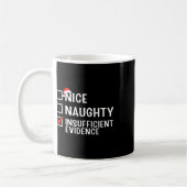 Mug Nice Naughty Insuffisant Preuve Avocat Christma (Gauche)