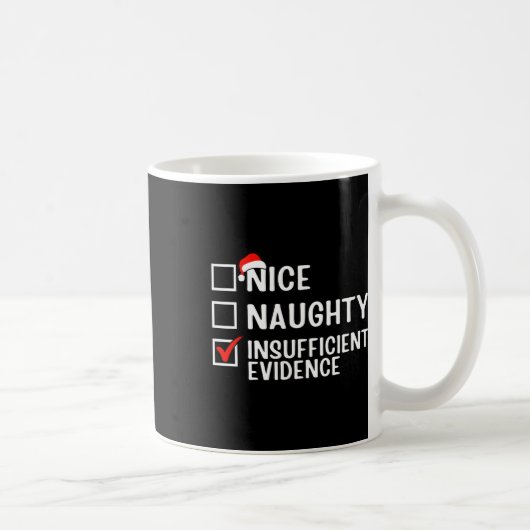 Mug Nice Naughty Insuffisant Preuve Avocat Christma (Droite)
