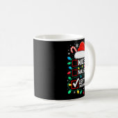 Mug Nice Naughty Left Unsupervised Shirt Funny Christm (Devant droit)