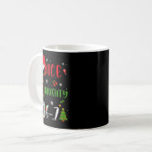 Mug Nice Naughty List 67 Christmas Brainrot Funny 6-7 (Devant gauche)