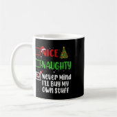Mug Nice Naughty Never Mind Ill Acheter Mes Propres St (Gauche)