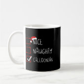 Mug Nice Naughty New Caledonian Christmas Or New Caled (Gauche)