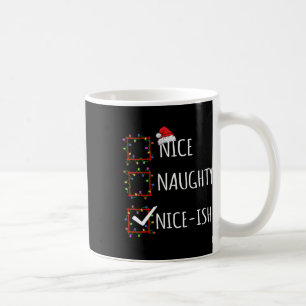 Mug Nice Naughty Nice Nice Liste de Noël Père Noël F