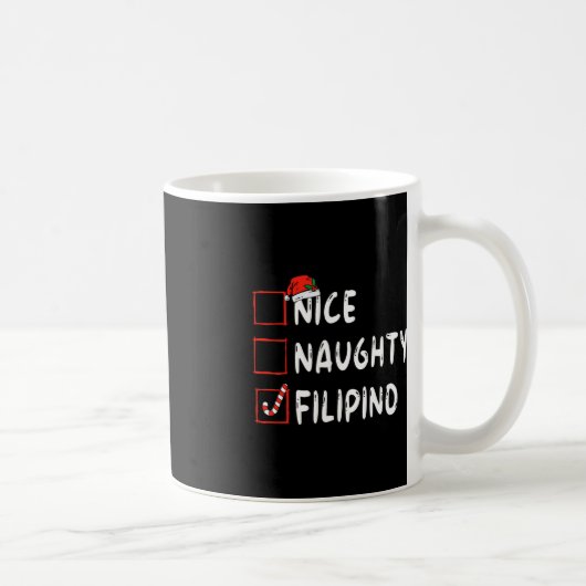 Mug Nice Naughty Philippines Noël Philippines Noël (Droite)