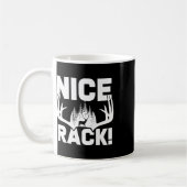Mug Nice Rack Antlers Deer Drôle Chasse Humour (Gauche)
