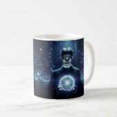 Mug Nicola Tesla Caneca de Café (Devant droit)