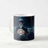 Mug Nicola Tesla Caneca de Café (Devant gauche)