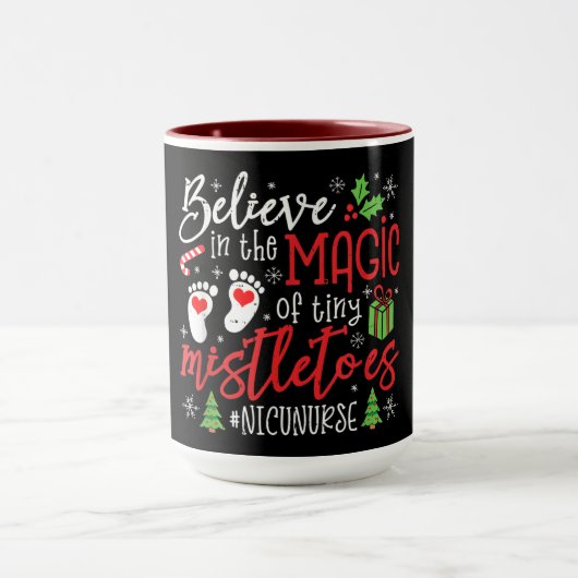 Mug NICU Nurse Christmas Design (Centre)