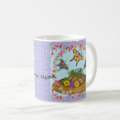 Mug Nid de Casquette de fleurs (Devant droit)