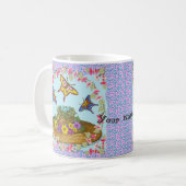 Mug Nid de Casquette de fleurs (Devant gauche)