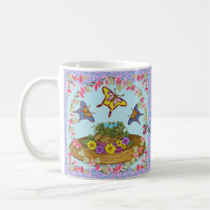 Mug Nid de chapeau fleuri