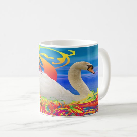 Mug Nid de cygne (Devant droit)