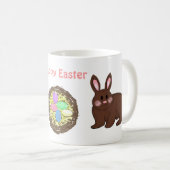 Mug Nid de Pâques avec Lapins (Devant droit)